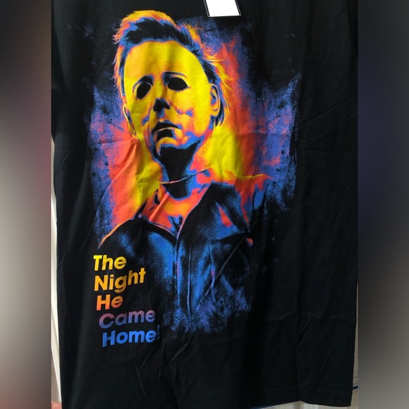 Mike Myer’s Halloween ‘the night he came home’ graphic print black tshirt size S - Picture 2 of 8